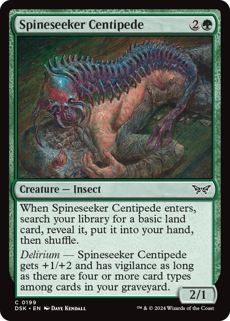Spineseeker Centipede [Duskmourn: House Of Horror] 1