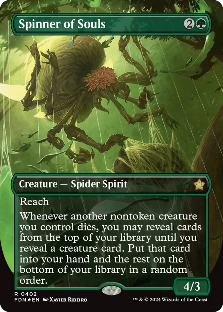 Spinner Of Souls (Borderless) (Mana Foil) [Foundations] 1