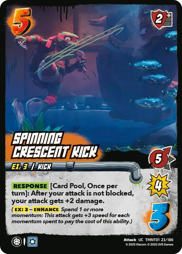 Spinning Crescent Kick - Teenage Mutant Ninja Turtles (Tmnt) 1