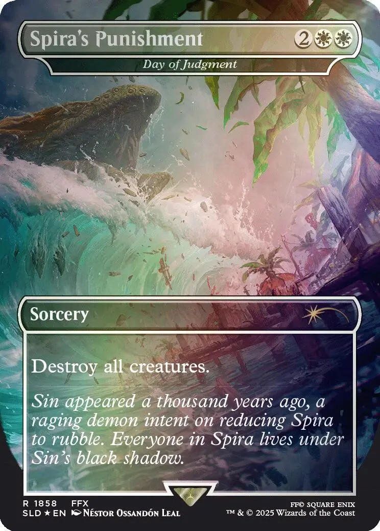 Spira's Punishment - Day Of Judgment (Rainbow Foil) [Secret Lair Drop Series] 1