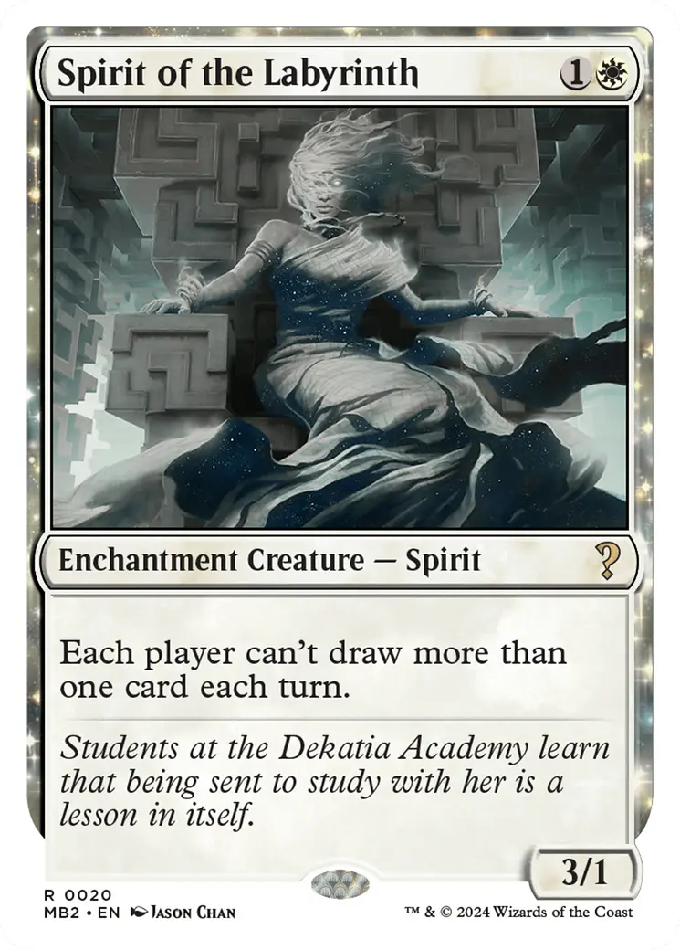 Spirit Of The Labyrinth (White Border) [Mystery Booster 2] 1