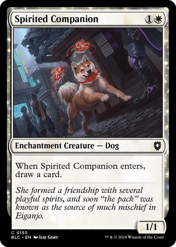 Spirited Companion [Bloomburrow Commander] 1
