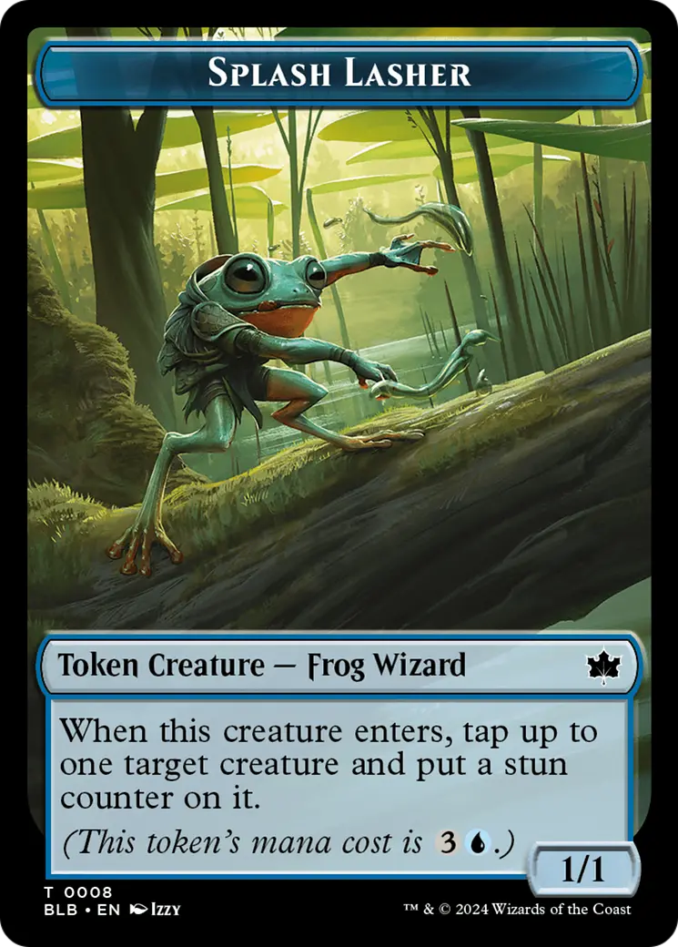 Splash Lasher Token [Bloomburrow Tokens] 1