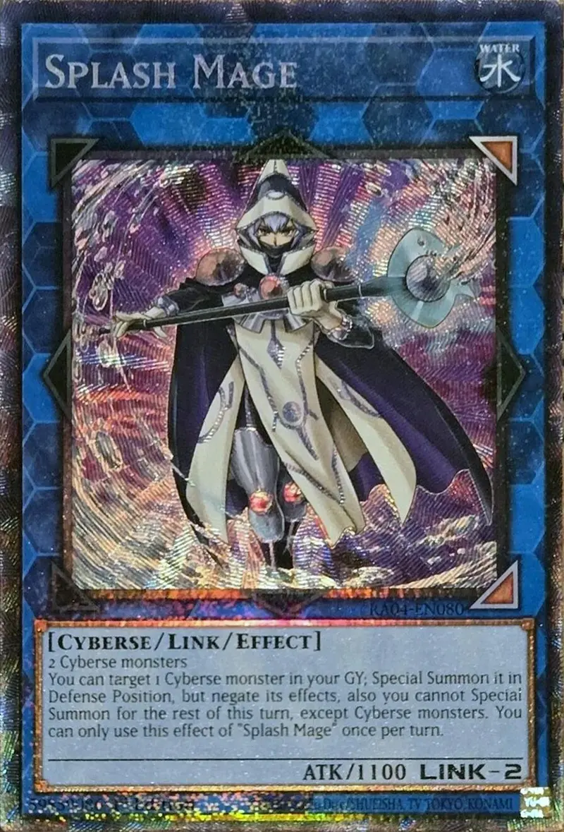 Splash Mage [Ra04-En080] Prismatic Collector's Rare 1