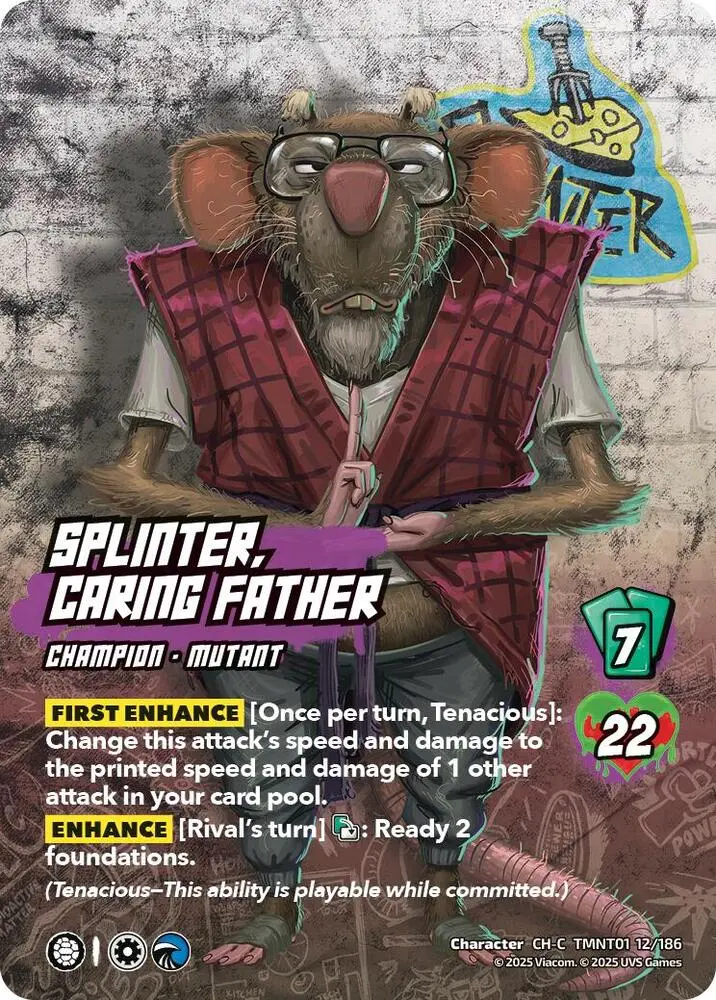 Splinter, Caring Father - Teenage Mutant Ninja Turtles (Tmnt) 1