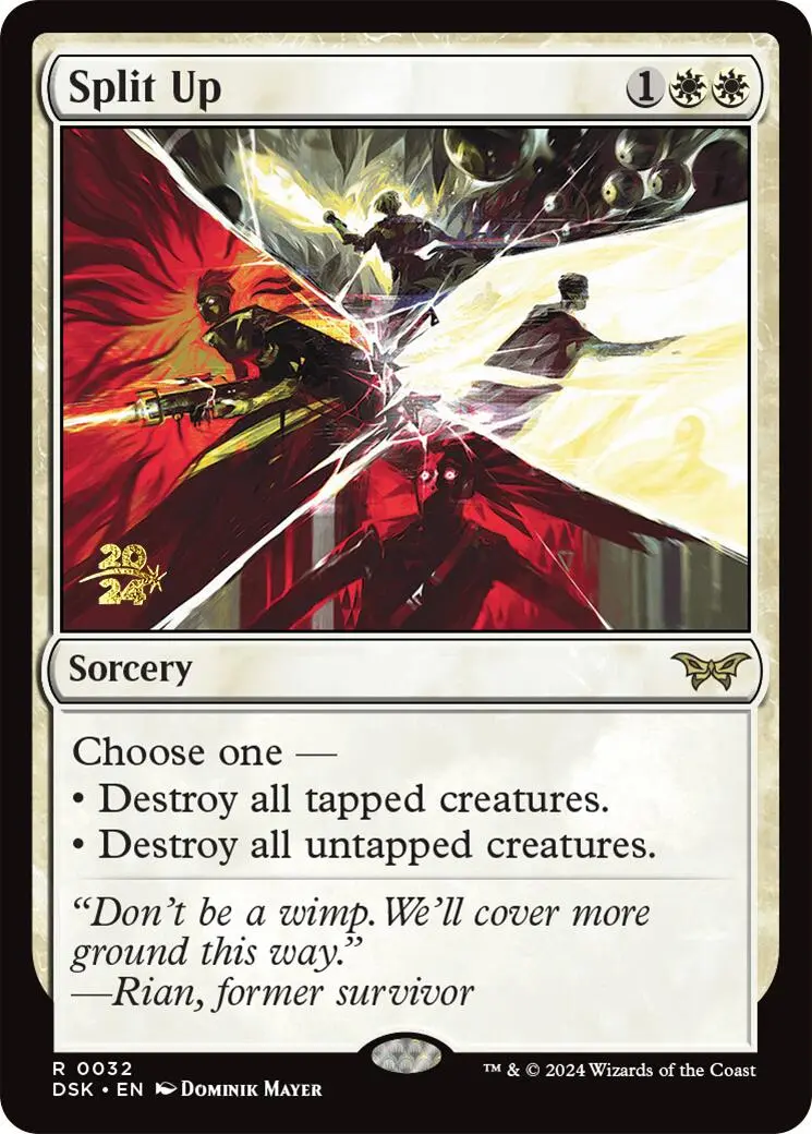 Split Up [Duskmourn: House Of Horror Prerelease Promos] 1