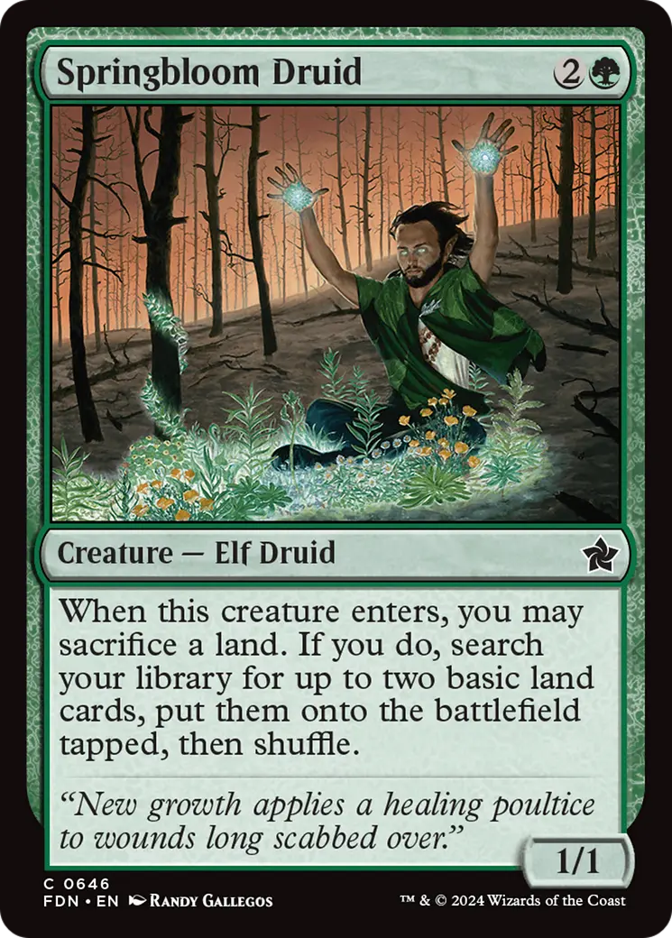 Springbloom Druid [Foundations] 1
