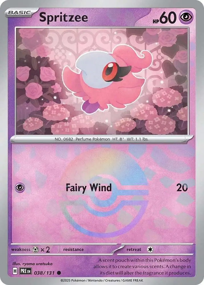 Spritzee (038/131) (Poke Ball Pattern) [Scarlet & Violet: Prismatic Evolutions] 1