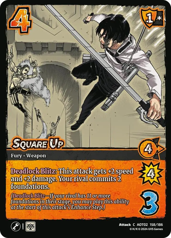 Square Up - Attack On Titan: Origins Of Power (Aot02) 1