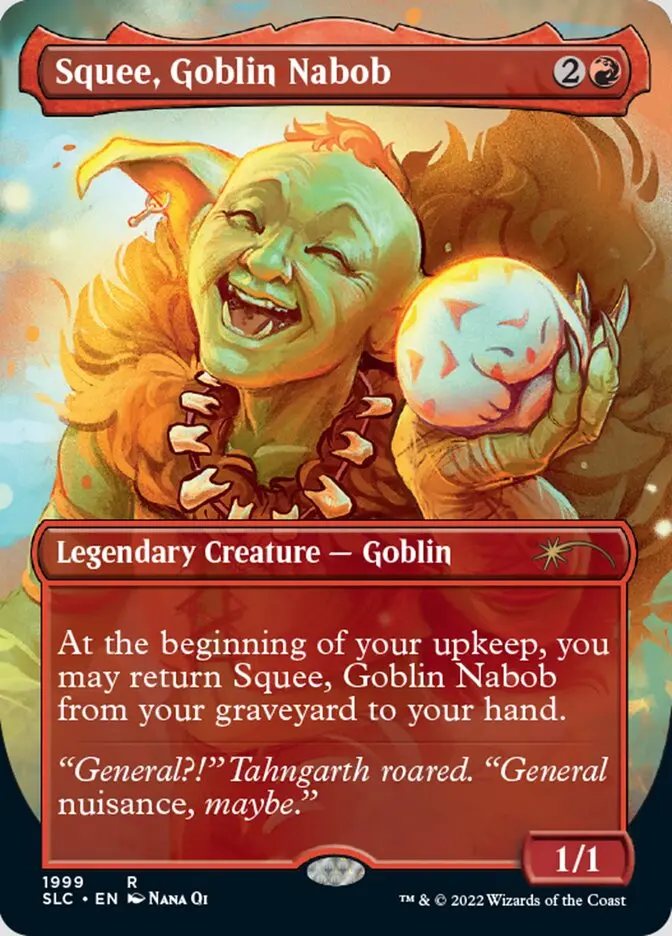 Squee, Goblin Nabob (Borderless) [Secret Lair Countdown Kit] 1