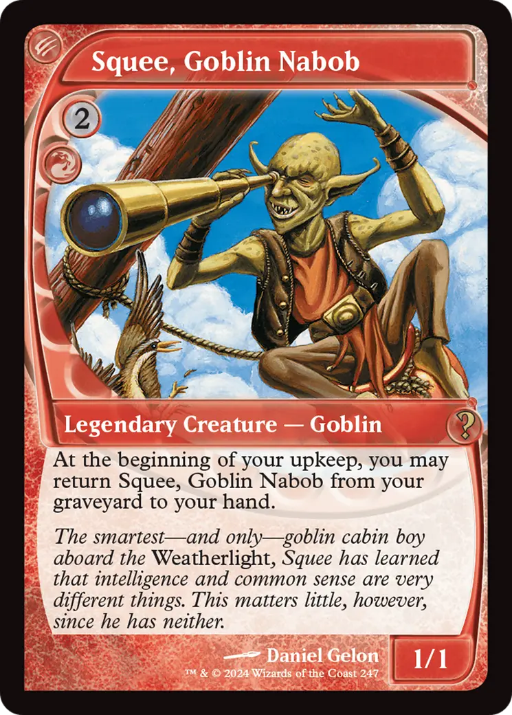 Squee, Goblin Nabob (Future Sight) [Mystery Booster 2] 1