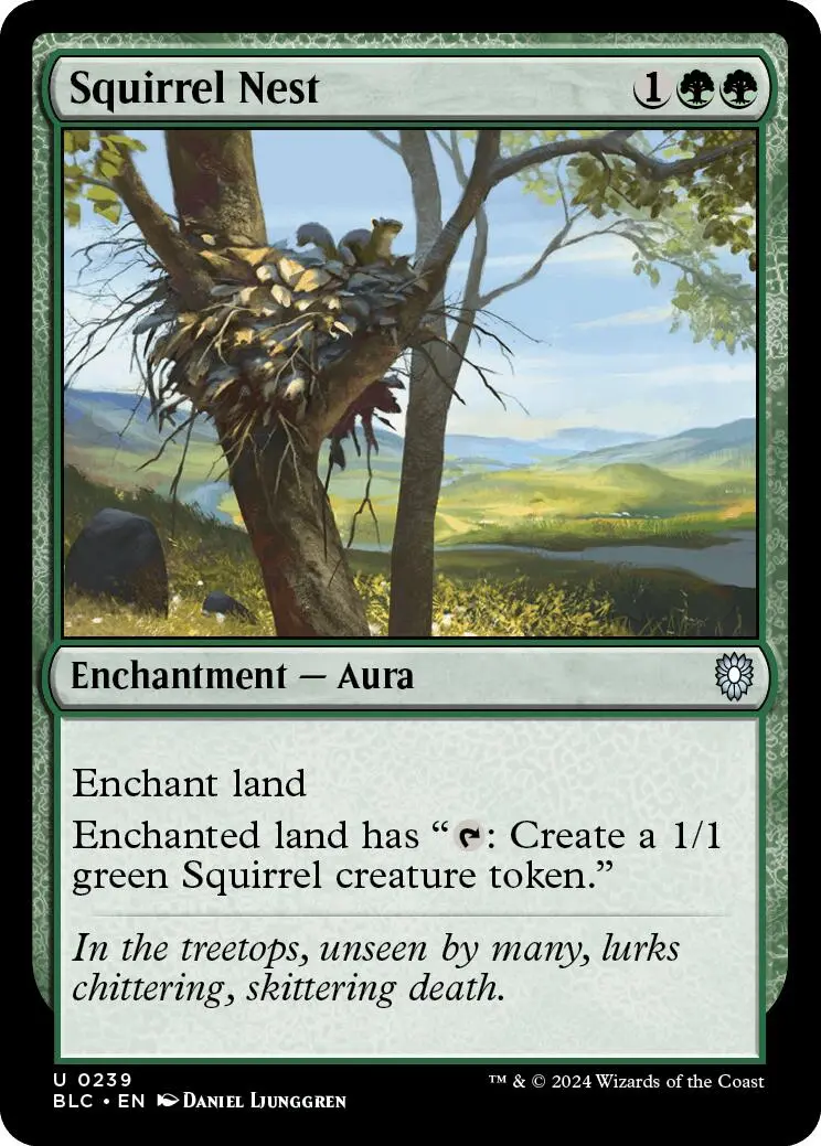 Squirrel Nest [Bloomburrow Commander] 1