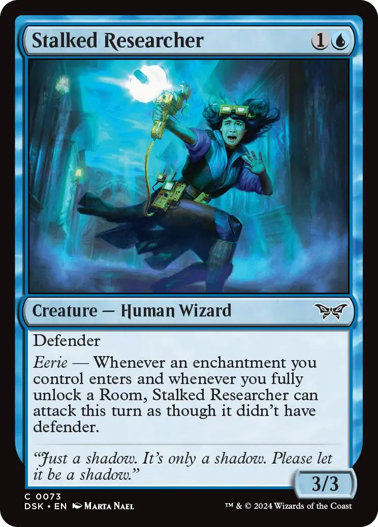 Stalked Researcher [Duskmourn: House Of Horror] 1