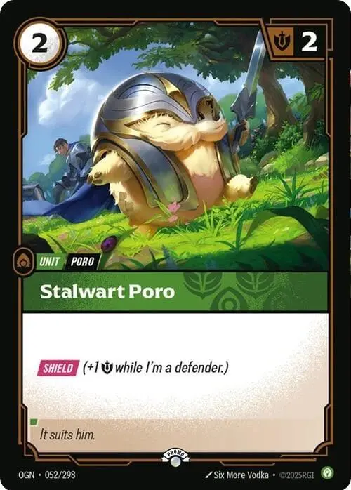 Stalwart Poro - Riftbound Organized Play Promotional Cards (Opp) 1