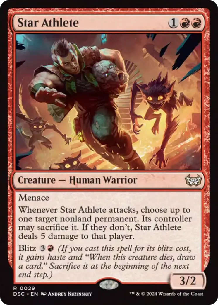 Star Athlete [Duskmourn: House Of Horror Commander] 1