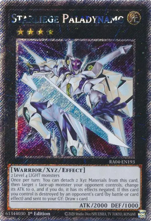 Starliege Paladynamo [Ra04-En193] Platinum Secret Rare 1