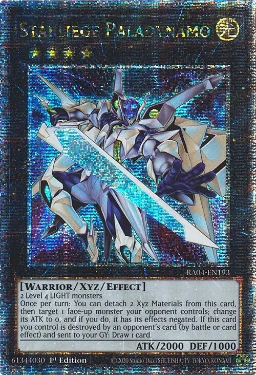 Starliege Paladynamo [Ra04-En193] Quarter Century Secret Rare 1