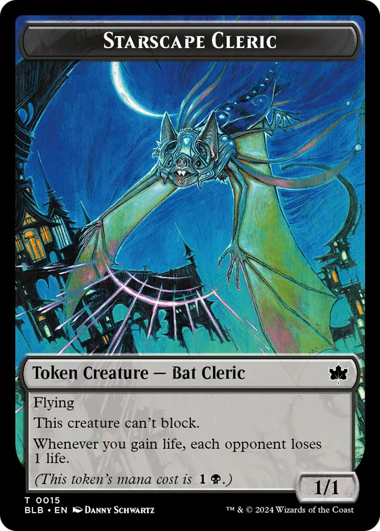 Starscape Cleric Token [Bloomburrow Tokens] 1
