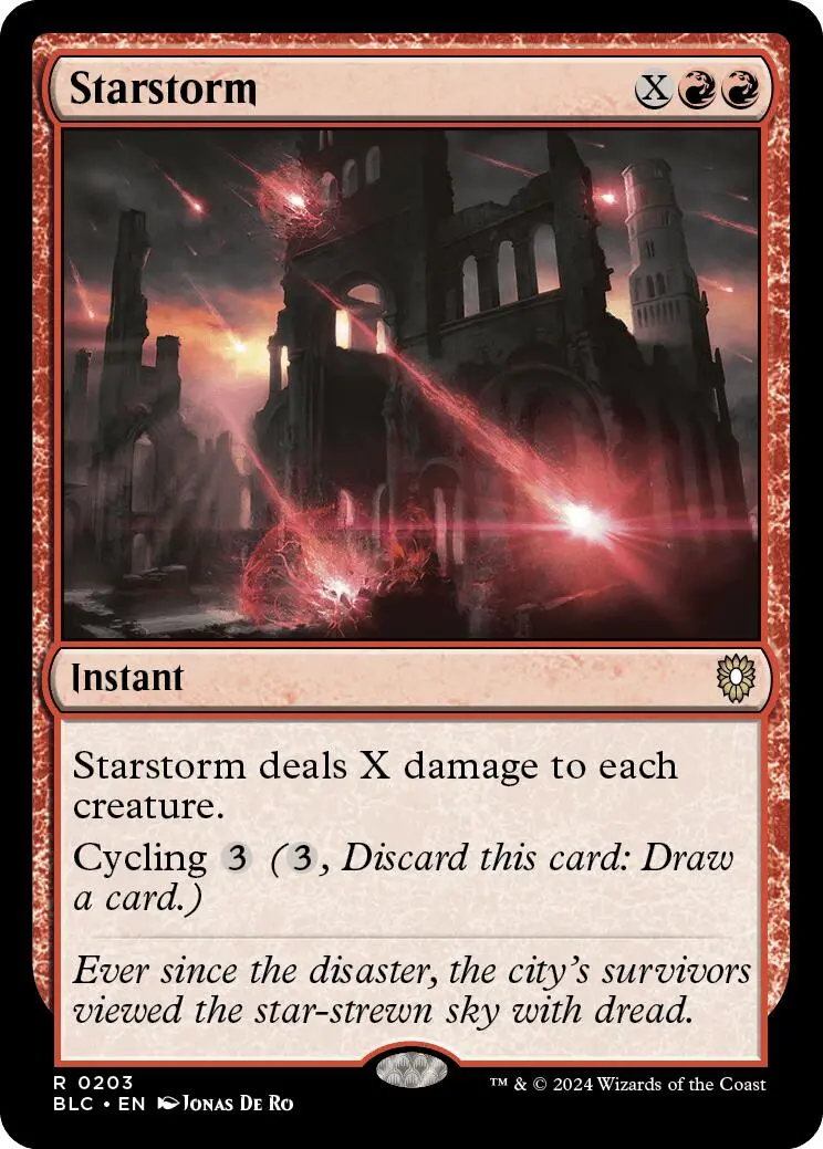 Starstorm [Bloomburrow Commander] 1