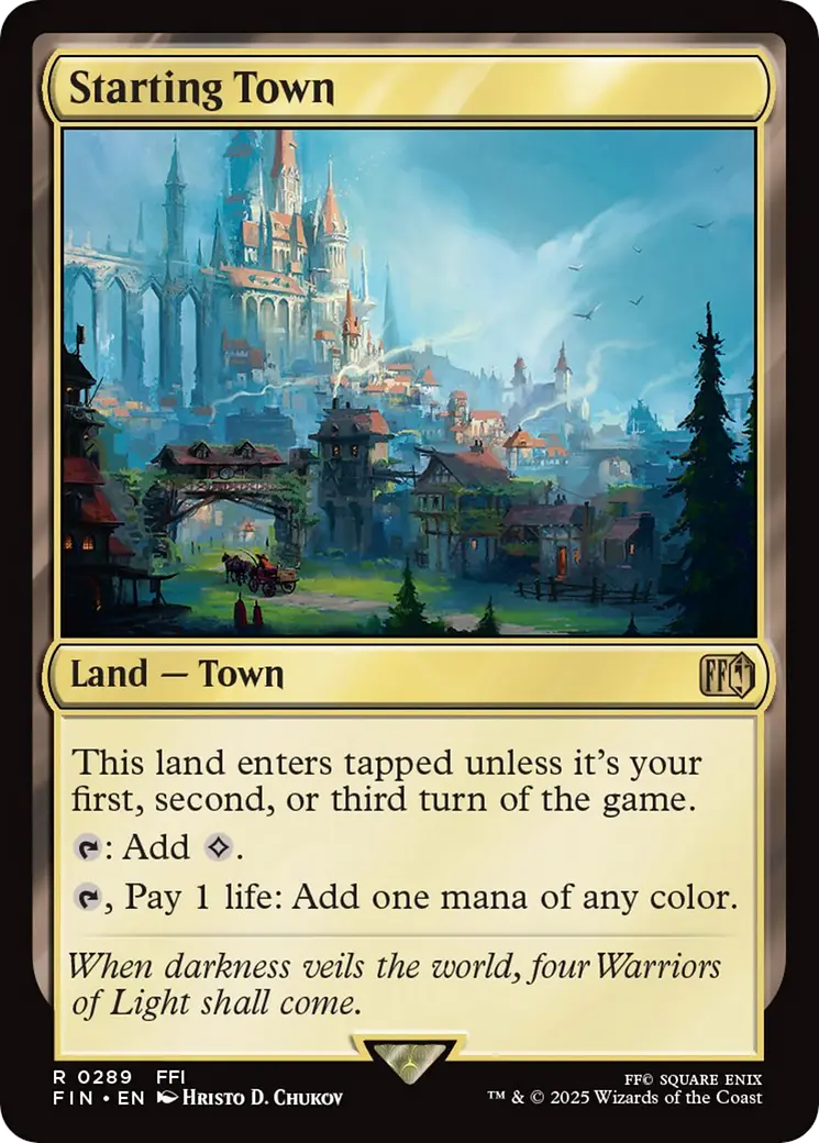 Starting Town [Final Fantasy] 1