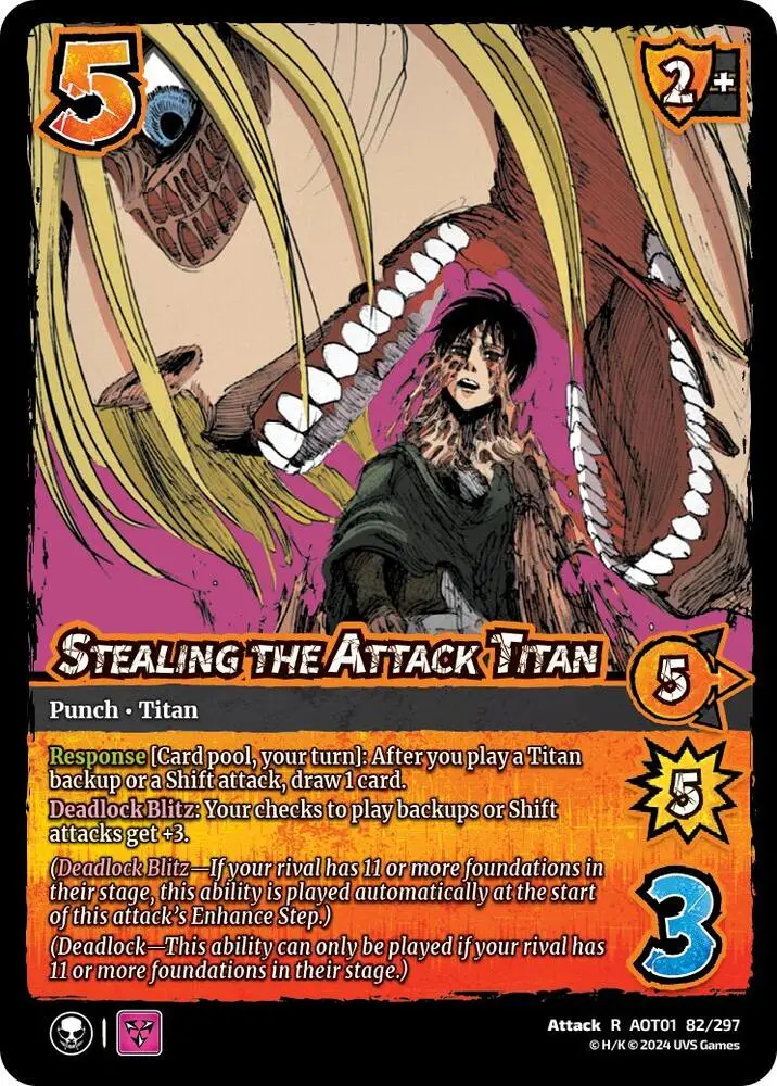 Stealing The Attack Titan - Foil 1
