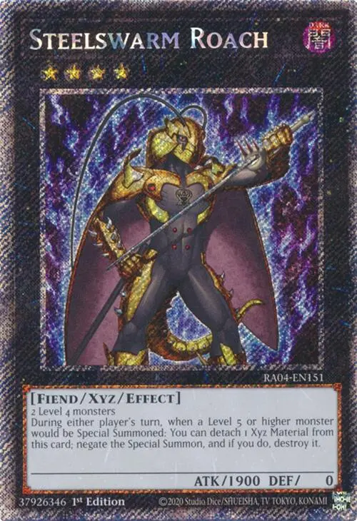 Steelswarm Roach [Ra04-En151] Platinum Secret Rare 1