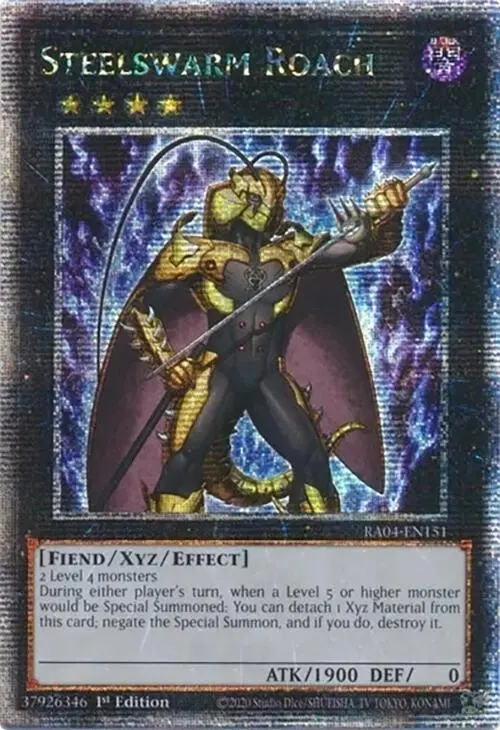 Steelswarm Roach [Ra04-En151] Quarter Century Secret Rare 1
