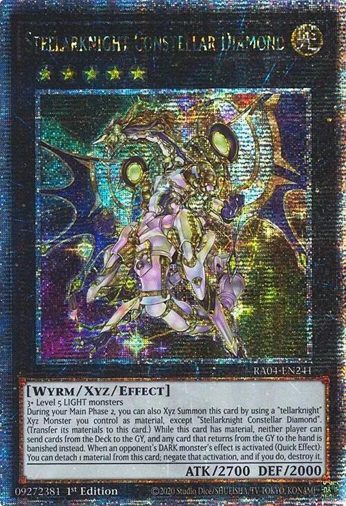 Stellarknight Constellar Diamond [Ra04-En241] Quarter Century Secret Rare 1