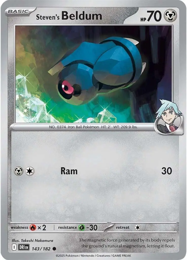 Steven's Beldum (143/182) [Scarlet & Violet: Destined Rivals] 1
