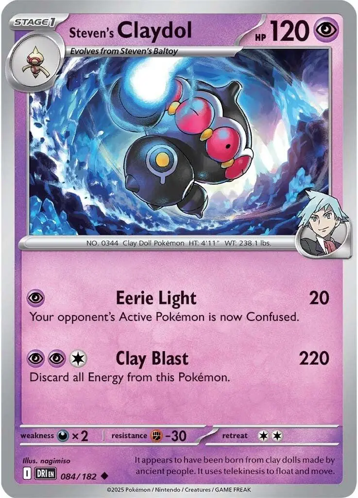 Steven's Claydol (084/182) [Scarlet & Violet: Destined Rivals] 1