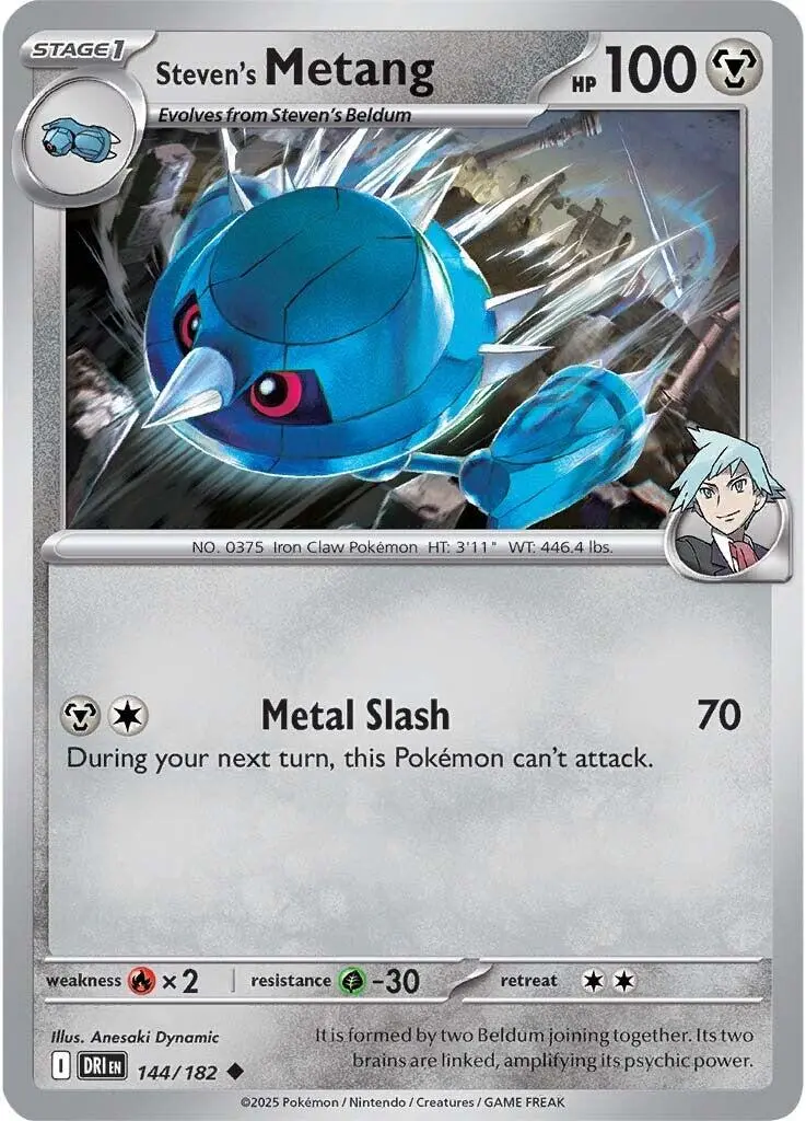 Steven's Metang (144/182) [Scarlet & Violet: Destined Rivals] 1