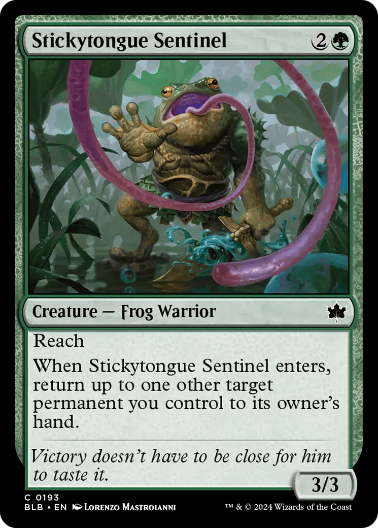 Stickytongue Sentinel [Bloomburrow] 1