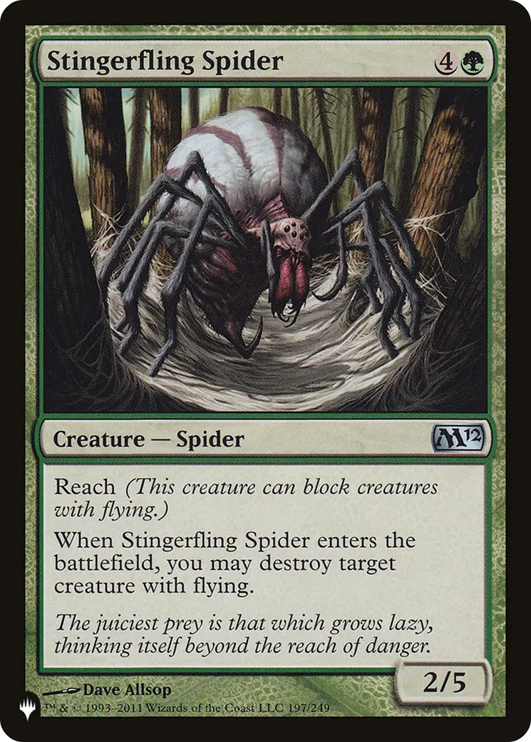 Stingerfling Spider [The List] 1