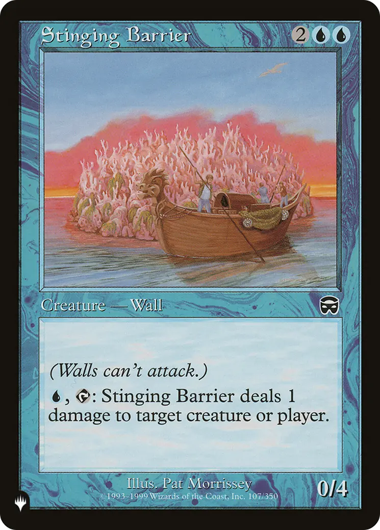 Stinging Barrier [The List] 1