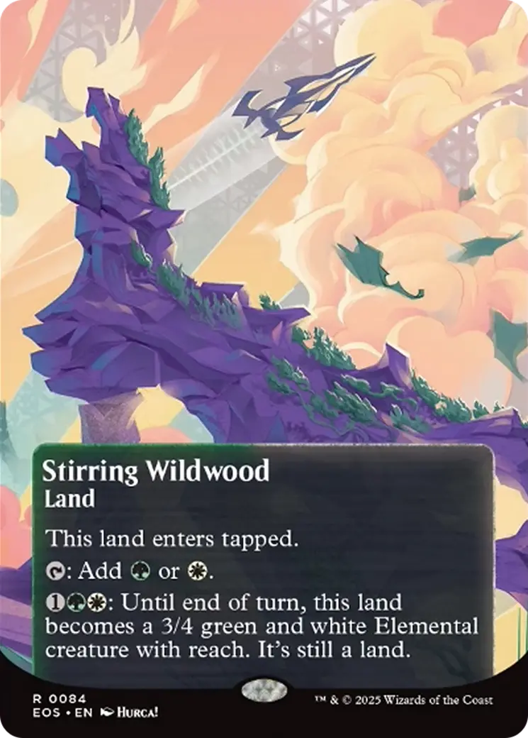 Stirring Wildwood (0084) (Borderless) [Edge Of Eternities: Stellar Sights] 1