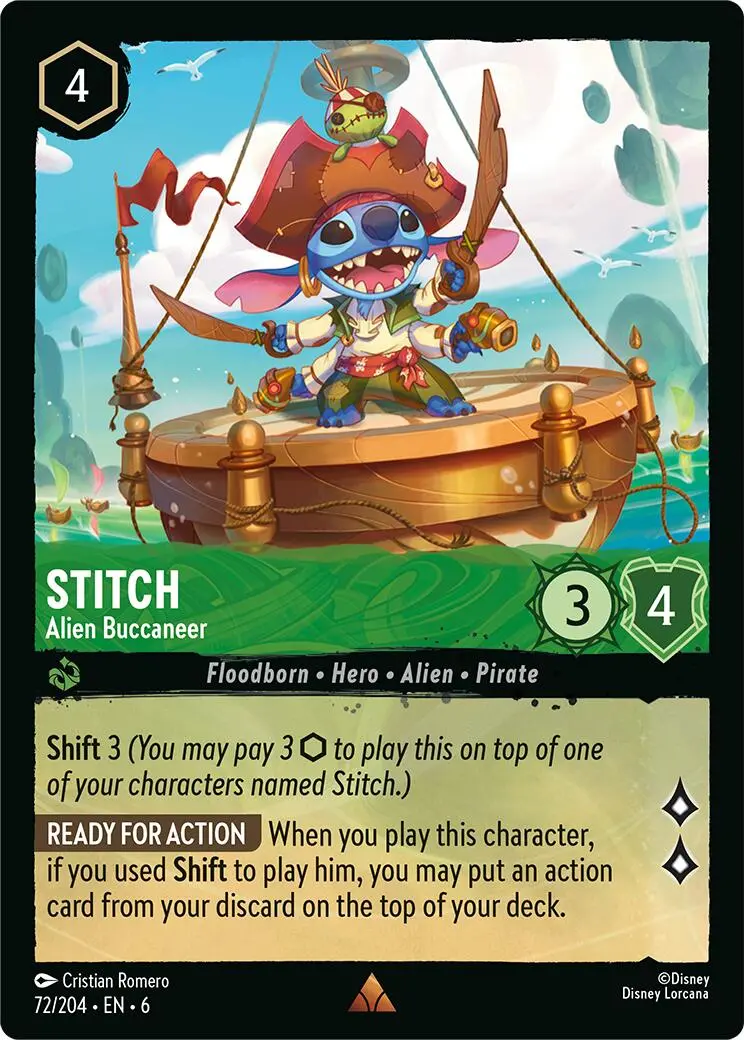 Stitch - Alien Buccaneer (72/204) [Azurite Sea] 1
