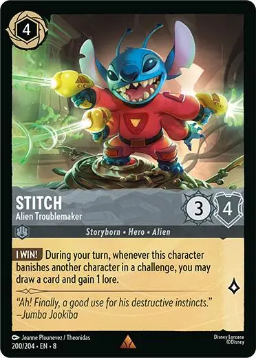 Stitch - Alien Troublemaker (200/204) [Reign Of Jafar] 1