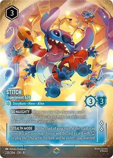 Stitch - Experiment 626 (Enchanted) (220/204) [Reign Of Jafar] 1