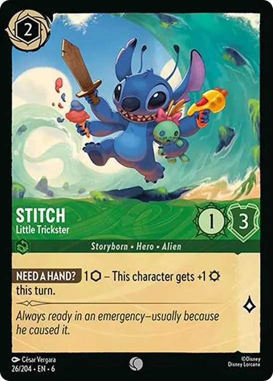 Stitch - Little Trickster (26/204) [Azurite Sea] 1