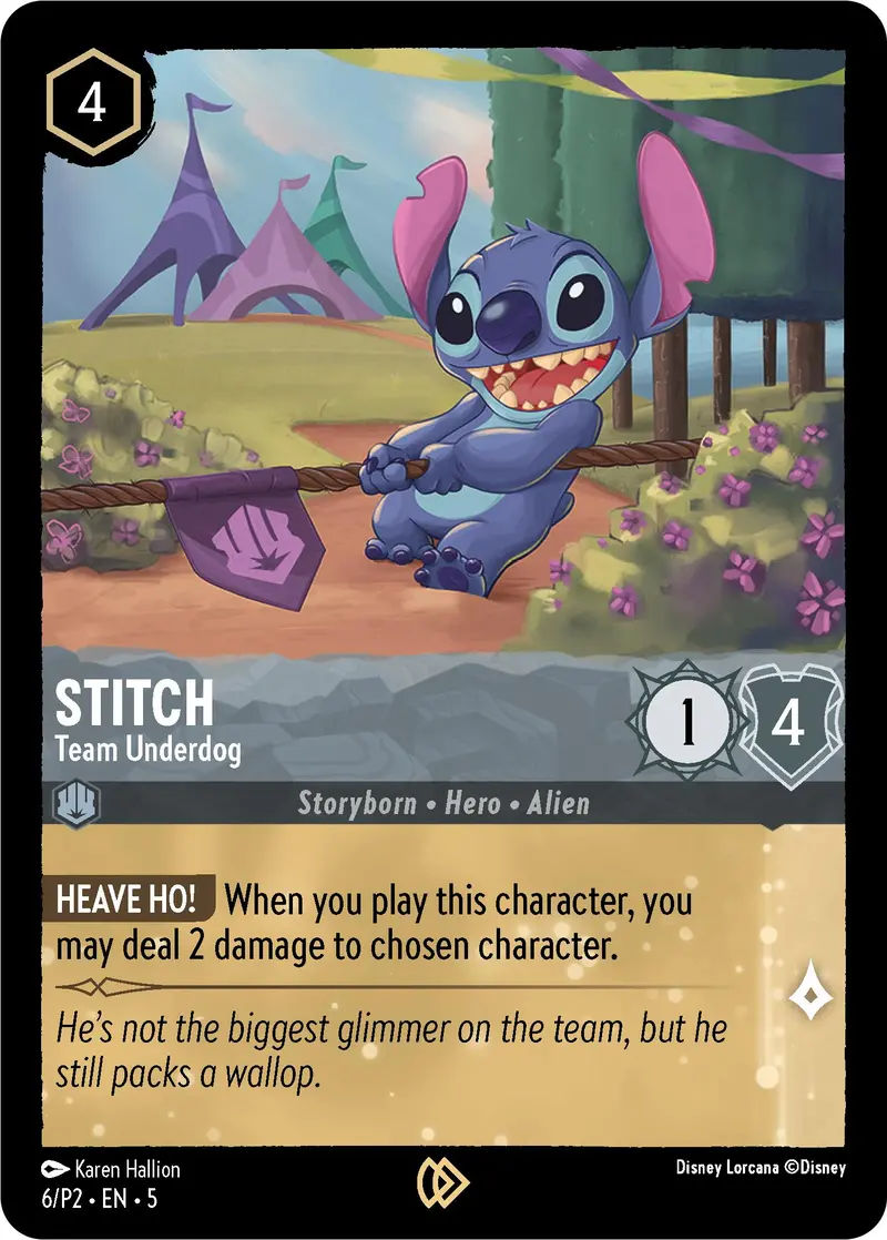 Stitch - Team Underdog (6) [Promo Cards] 1