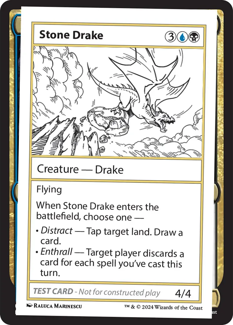 Stone Drake [Mystery Booster 2 Playtest Cards] 1