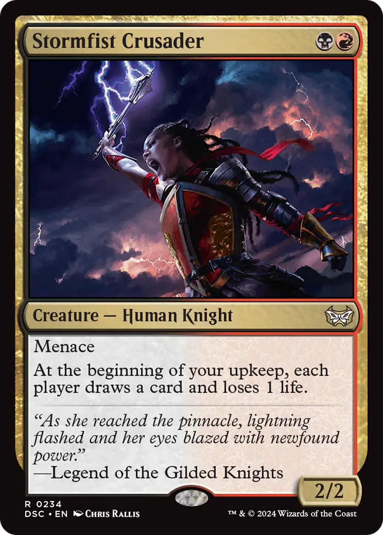 Stormfist Crusader [Duskmourn: House Of Horror Commander] 1