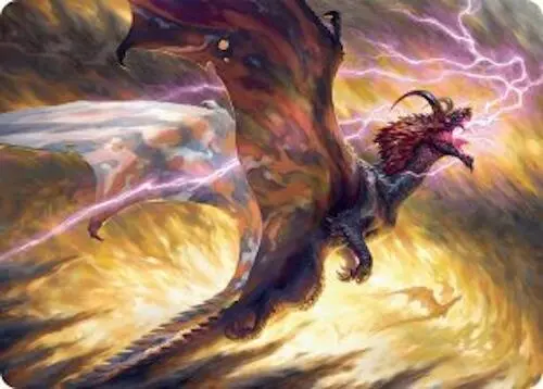 Stormscale Scion Art Card (17/54) [Tarkir: Dragonstorm Art Series] 1