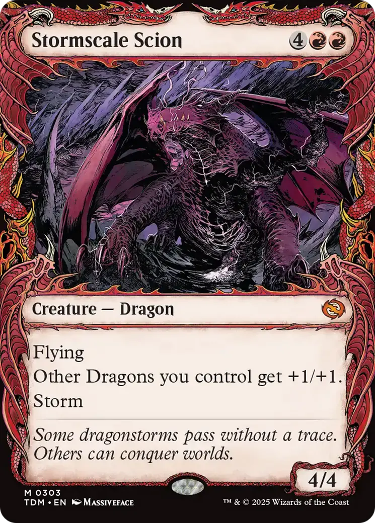 Stormscale Scion (Showcase) [Tarkir: Dragonstorm] 1