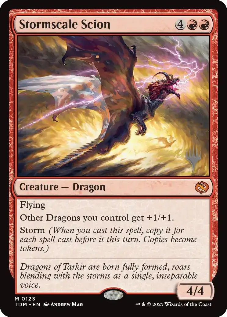 Stormscale Scion [Tarkir: Dragonstorm Promos] 1