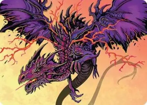 Stormshriek Feral Art Card (35/54) [Tarkir: Dragonstorm Art Series] 1