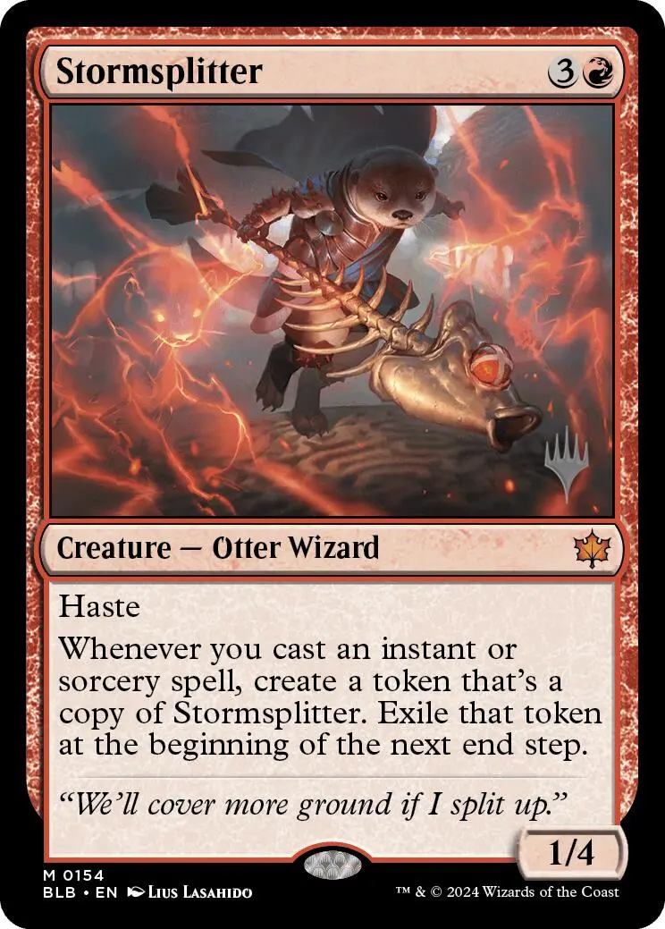 Stormsplitter (Promo Pack) [Bloomburrow Promos] 1