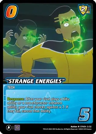 "Strange Energies" - Stk04 3/22 - R - Holofoil 1