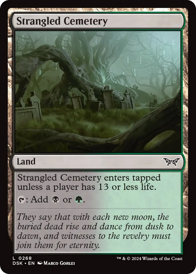 Strangled Cemetery [Duskmourn: House Of Horror] 1