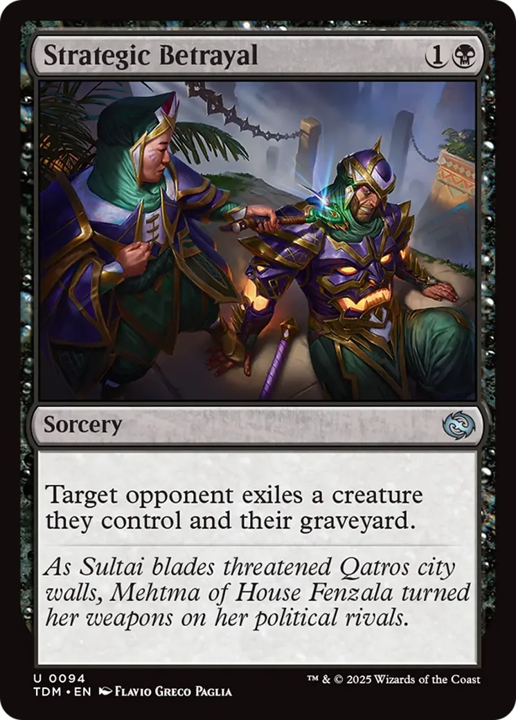 Strategic Betrayal [Tarkir: Dragonstorm] 1